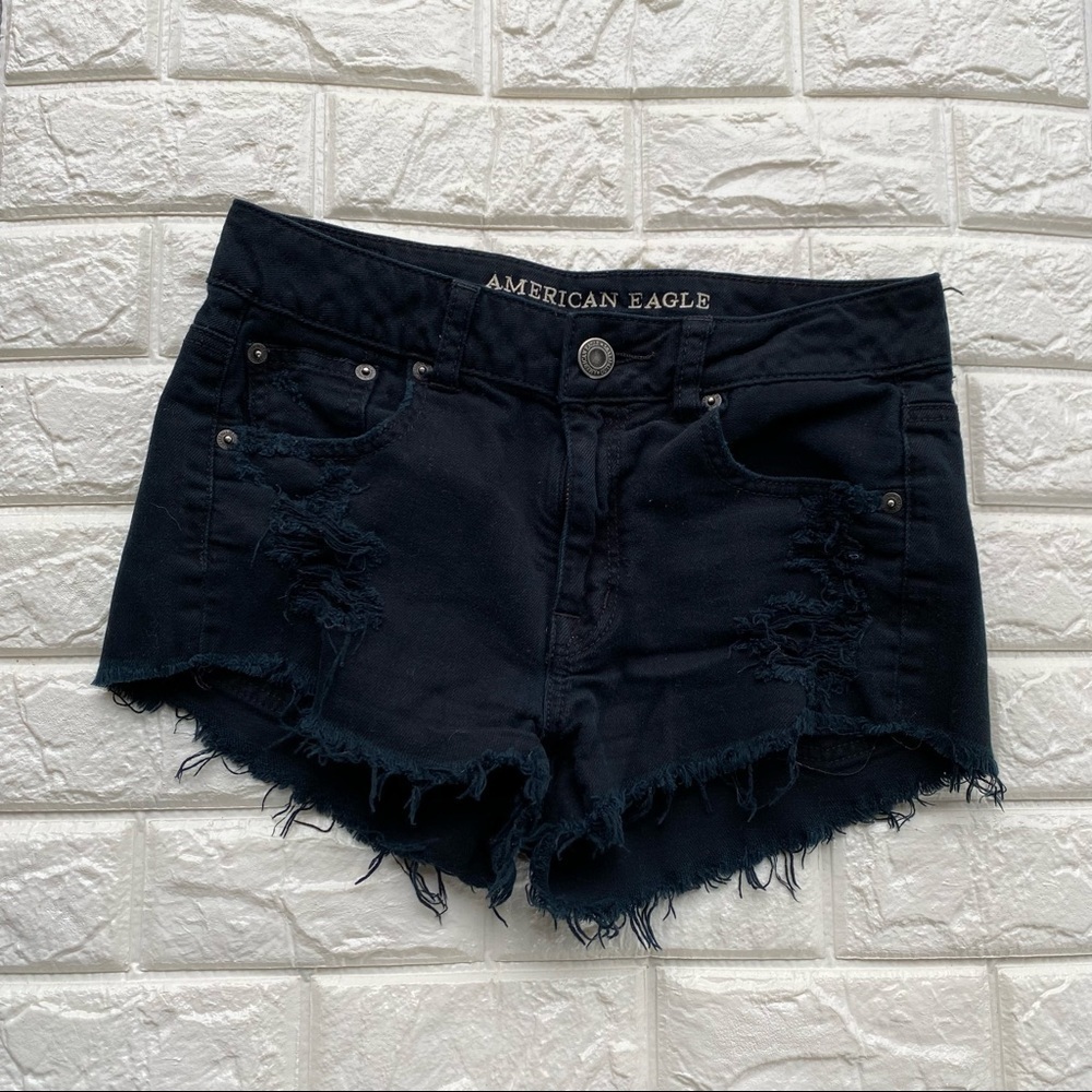 American eagle outfitters cut off distressed stretch shorts Size 2